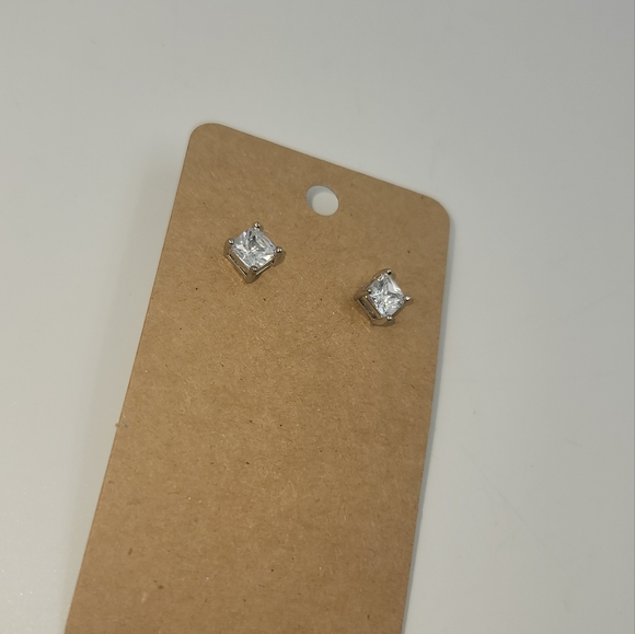Fashion silver rhinestone  stud - Picture 6 of 6